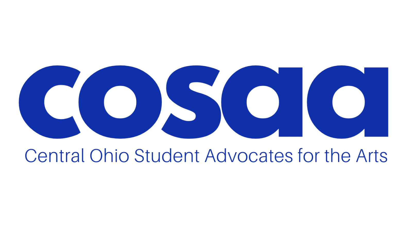 COSAA logo in blue letters
