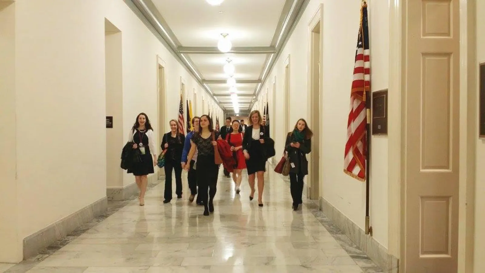 Art Advocacy Day students