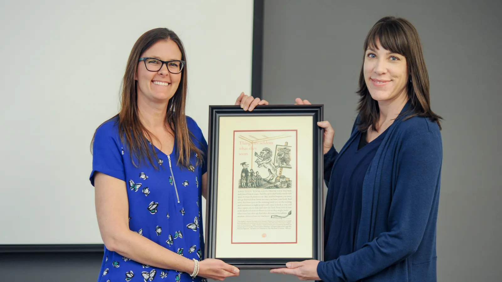 AAEP two-time alumna Dr. Amanda Alexander was honored at the 2018 Barkan and Marantz Award Ceremony for her research