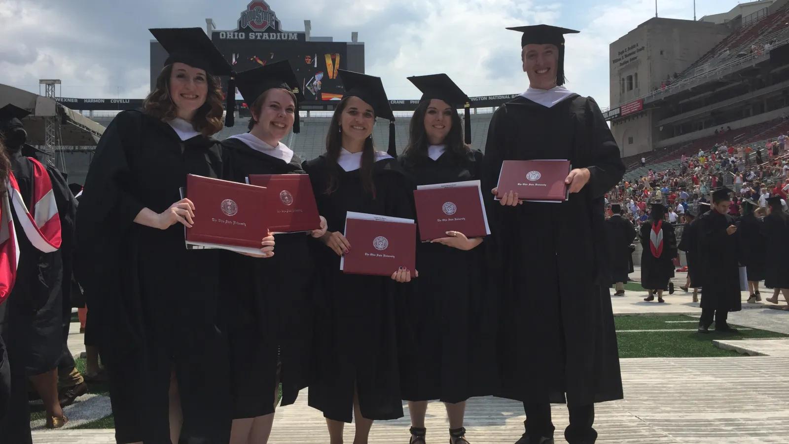 AAEP students receiving their diplomas and joining our alumni body