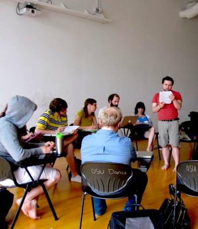 Study group for OSU dance students.