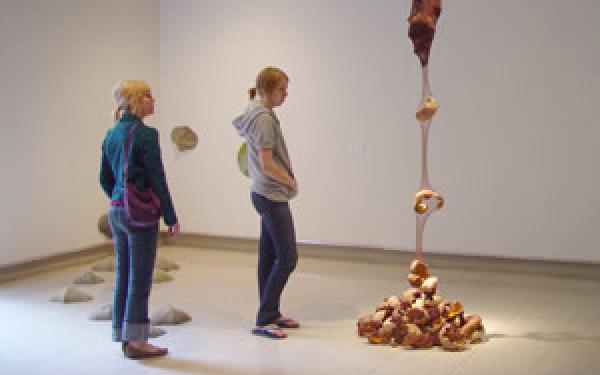 Art exhibit on display