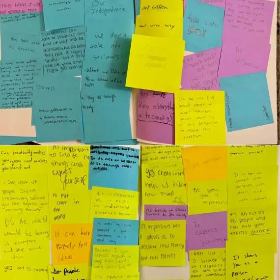 Morgan McDonald uses art to build collaborative classroom communities