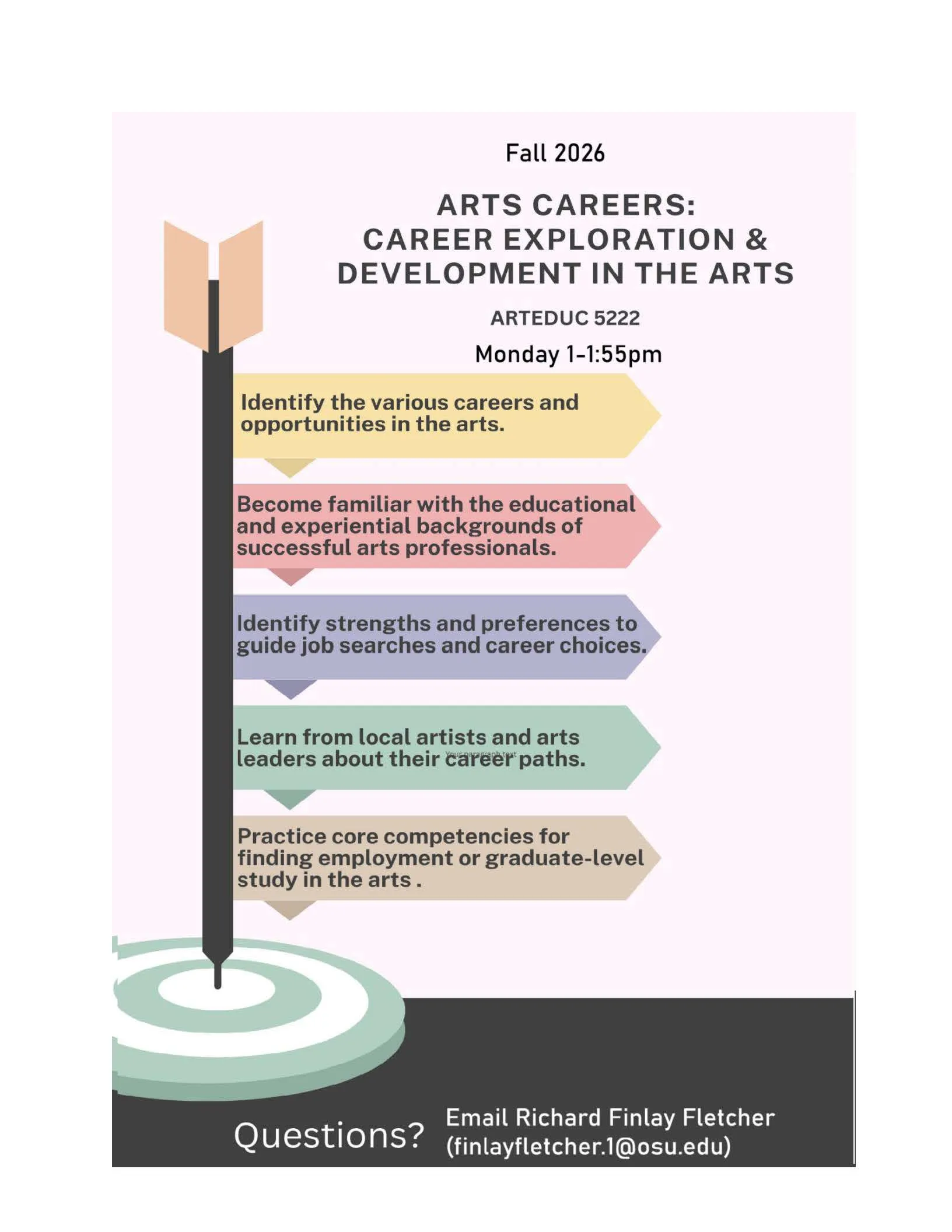 Arts Careers course information
