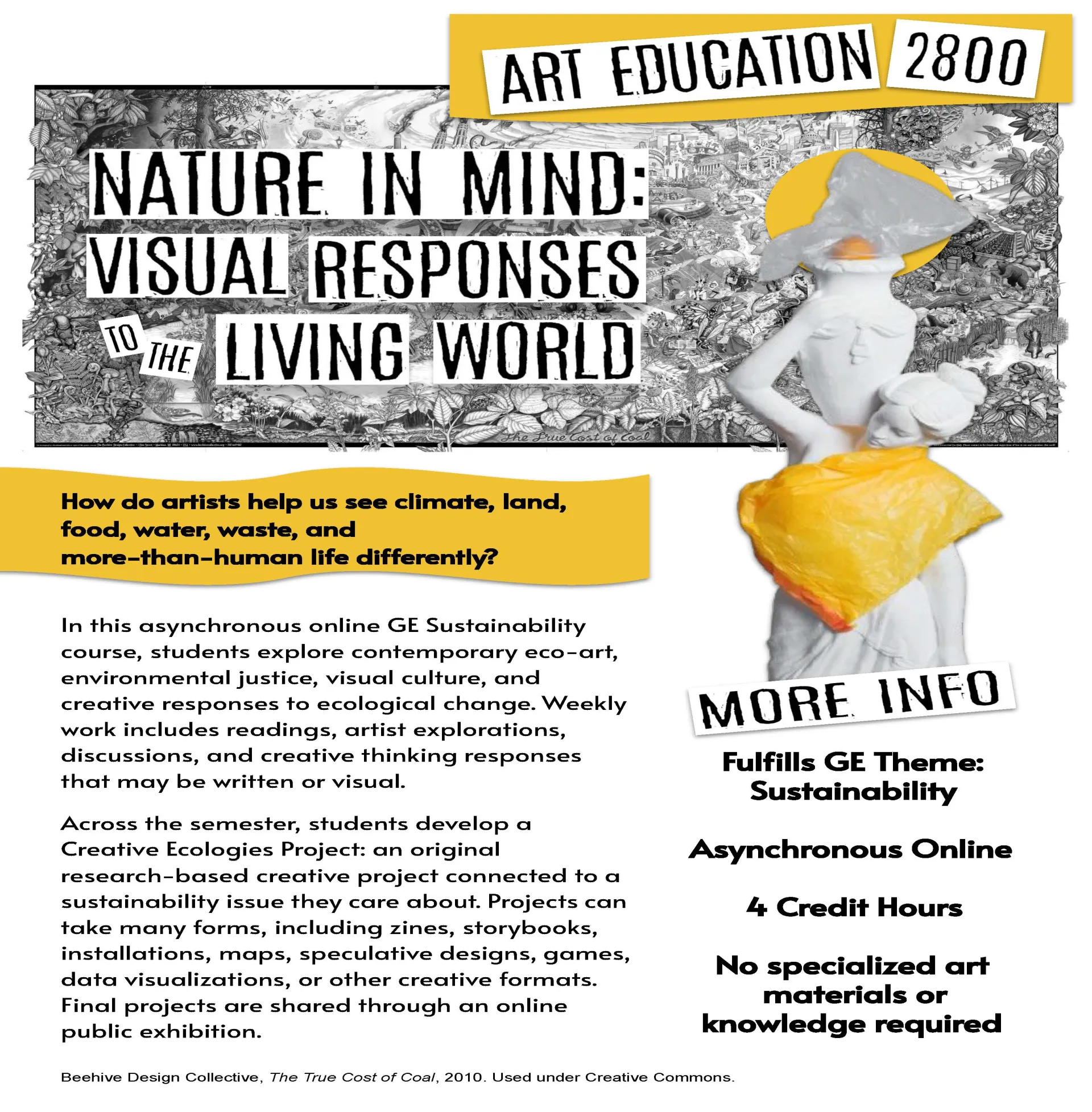 Course information flyer for Nature in Mind