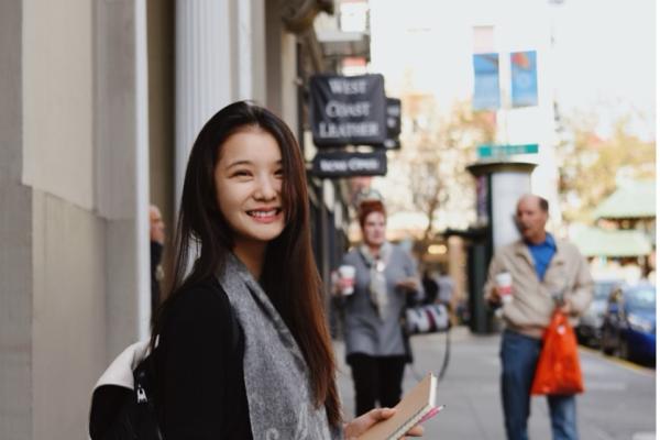  Xiaoxiao conducting fieldwork in San Francisco’s Chinatown