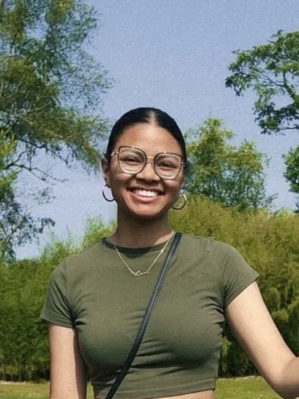 A person smiling at the camera
