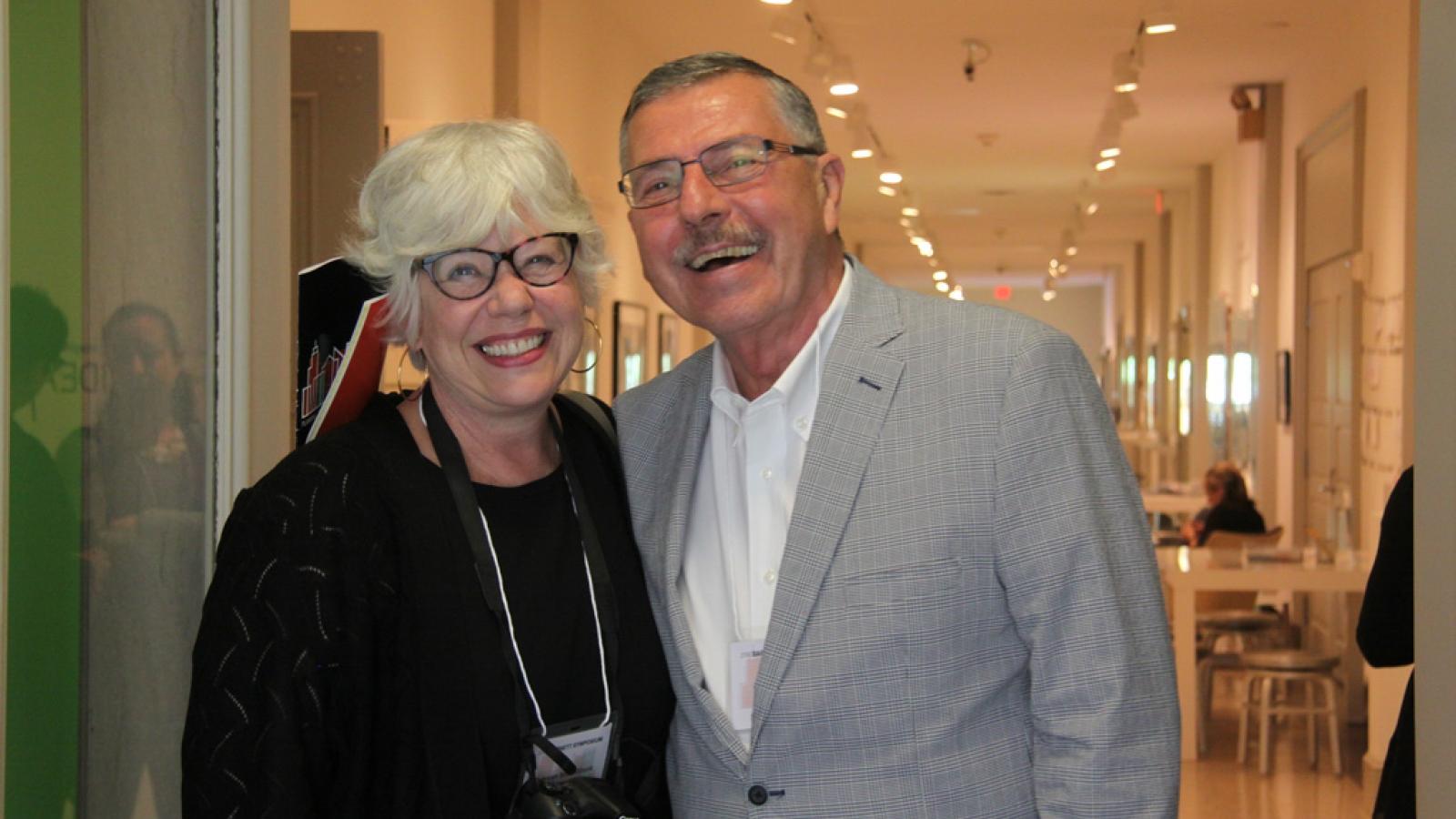 Dr.'s Debbie Smith-Shank and Wayne Lawson at the 2016 Barnett Symposium